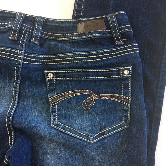 Justice | Simply Low, Skinny boot Jeans Sz 14/blue - Picture 3 of 16